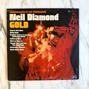 Vintage Vinyl Record Neil Diamond Gold Live LP